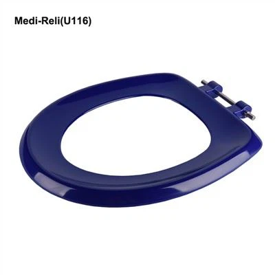 Zils apaļš tualetes sēdeklis