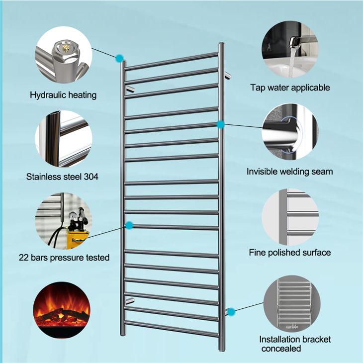 electric towel warmer with thermostat