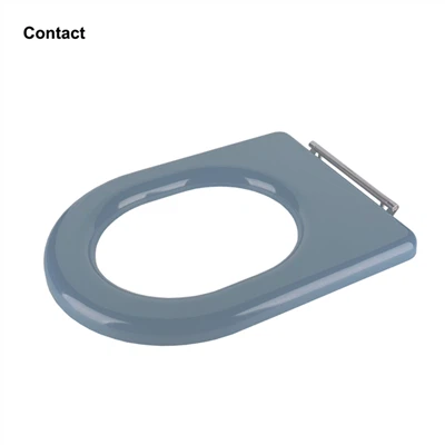 D formas tualetes sēdeklis pelēks