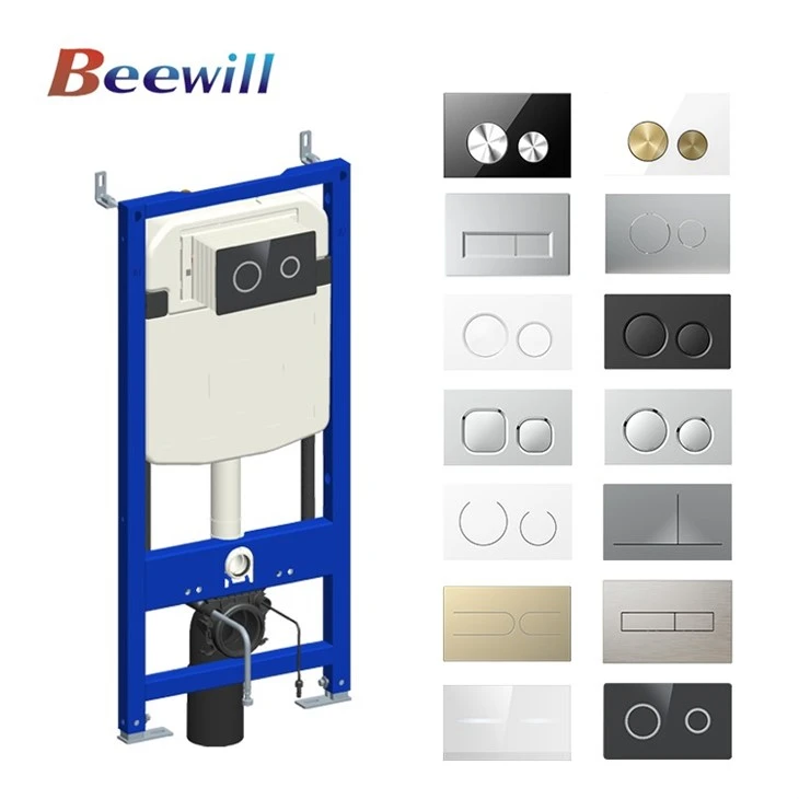 wall mounted toilet flush tank